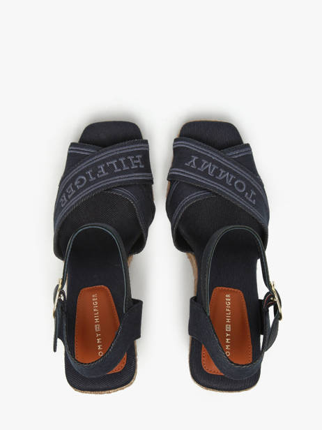 Sandals Tommy hilfiger Blue women 8668DW6 other view 3