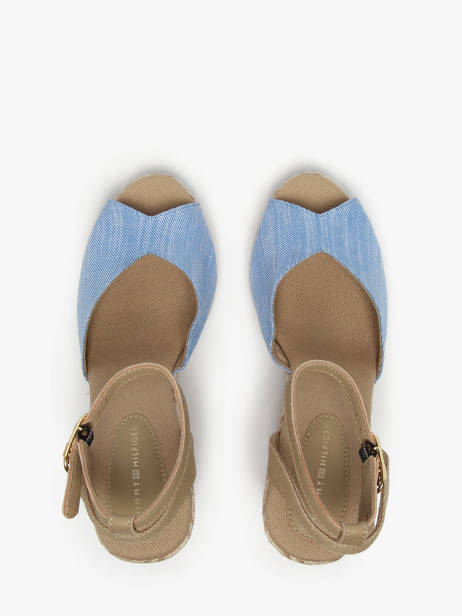 Sandals Tommy hilfiger Blue women 8588C30 other view 3