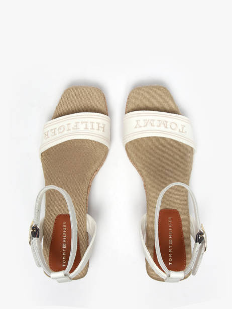 Sandals Tommy hilfiger White women 8805YBL other view 3