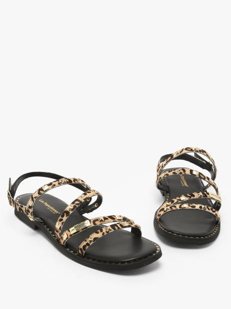 Sandals Corabel Leo In Leather Les tropeziennes Beige women CORABEL other view 1