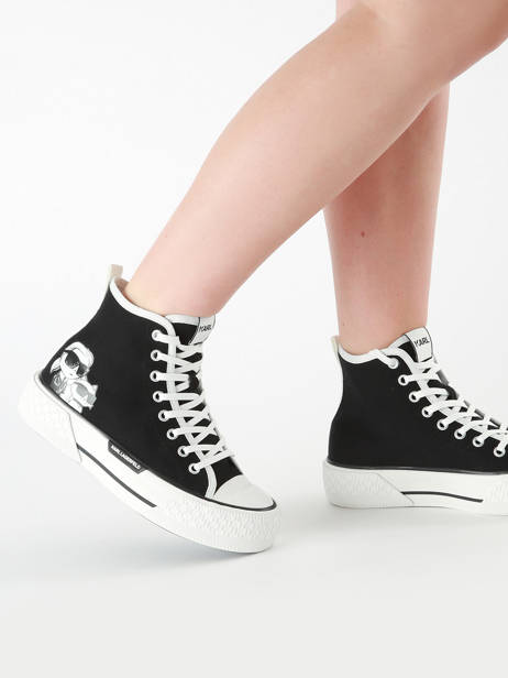 Sneakers Kampus Max Ii Twin Karl lagerfeld Black women KL60654T other view 1