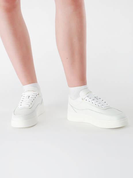 Sneakers In Leather Tommy hilfiger White women 8800YBS other view 1