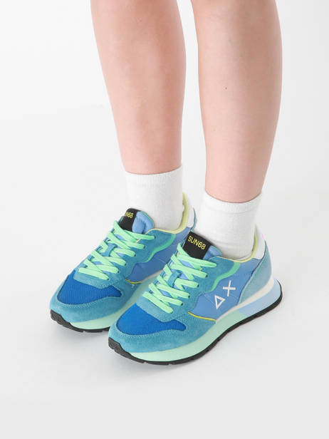 Sneakers Ally Color Explosion Sun68 Blue women Z35204 other view 1