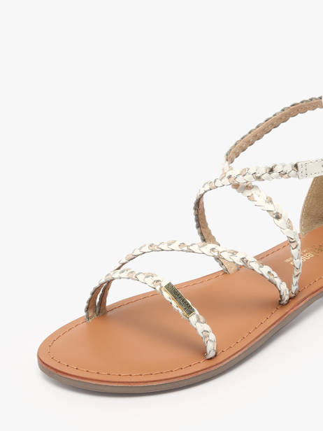 Flip Flops Diah In Leather Les tropeziennes White women DIAH other view 2