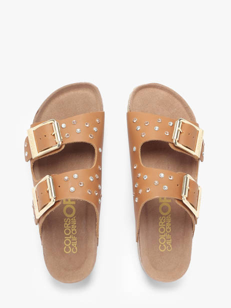 Slippers Fusbett Colors of california Brown women HCBIO501 other view 3