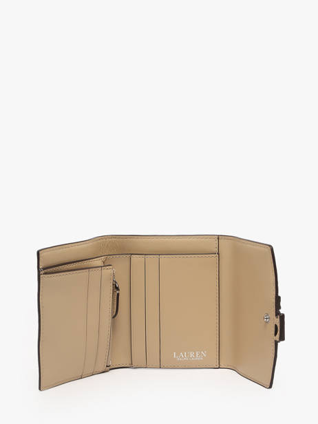 Portefeuille Cuir Lauren ralph lauren Beige cameryn 32966782 vue secondaire 1