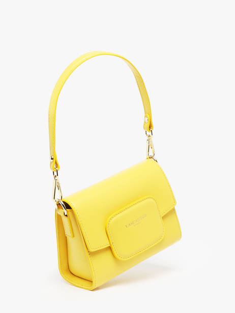 Sac Bandoulière Paris Pad Cuir Lancaster Jaune paris pad 59 vue secondaire 2