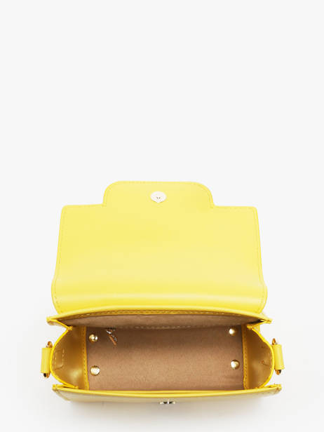 Sac Bandoulière Paris Pad Cuir Lancaster Jaune paris pad 59 vue secondaire 3