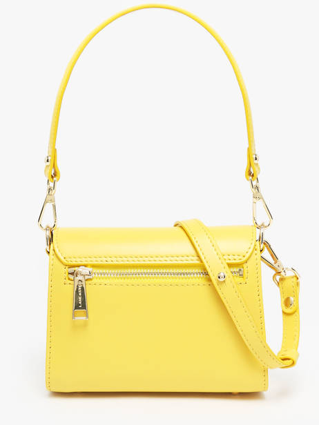 Sac Bandoulière Paris Pad Cuir Lancaster Jaune paris pad 59 vue secondaire 4