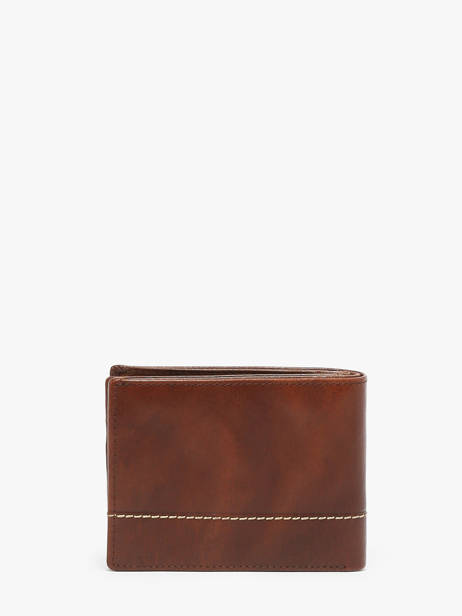 Checkholder With Coin Purse Leather Maverick Brown rough gear MAVRG004 other view 2