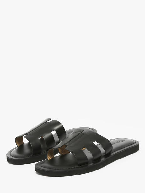Mules Emia En Cuir Les tropeziennes Noir men EMIA vue secondaire 1