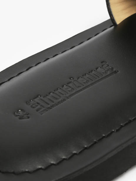 Mules Emia En Cuir Les tropeziennes Noir men EMIA vue secondaire 2