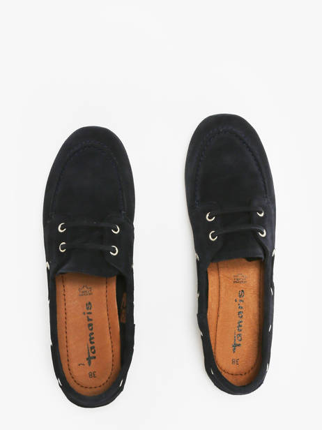 Boat Shoes In Leather Tamaris Blue women 44 other view 4