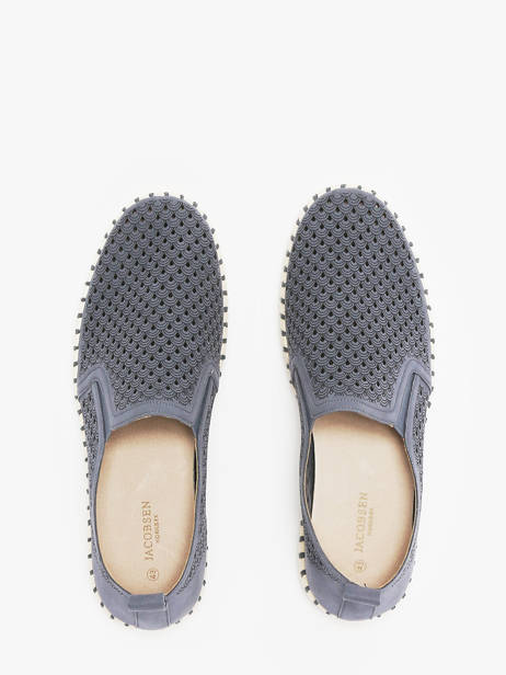 Mocassins Ilse jacobsen Bleu men TULIP140 vue secondaire 3