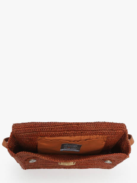 Shoulder Bag L'atelier Du Crochet Raphia Le voyage en panier Brown l'atelier du crochet AM768 other view 3