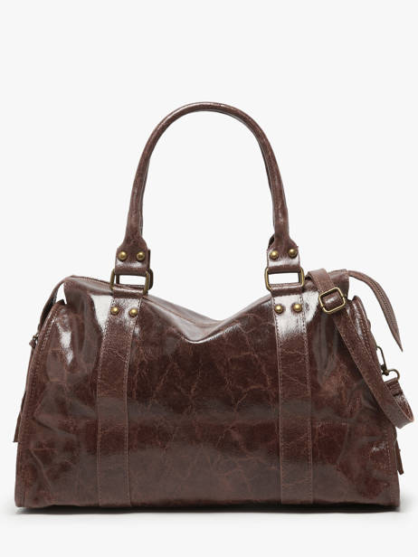 Sac Porté épaule Elefante Cuir Milano Marron elefante EF24095 vue secondaire 4