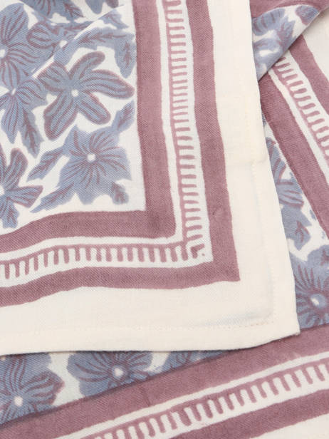 Scarf Bindi atelier Blue floral FL other view 1