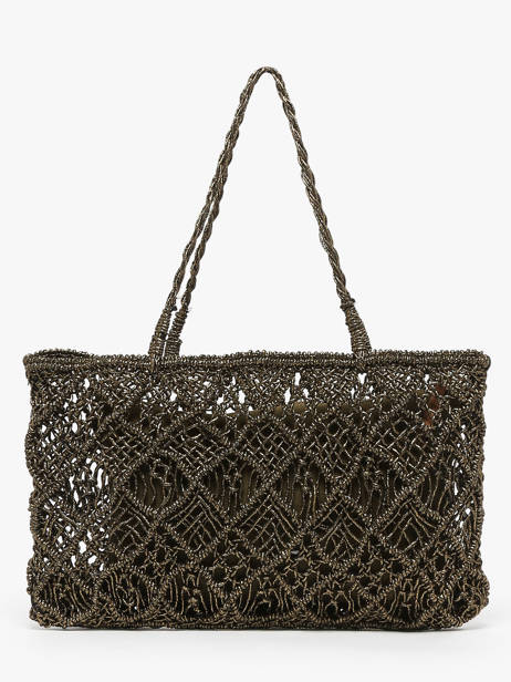 Shoulder Bag Natural Biba Green natural MSN2B other view 4