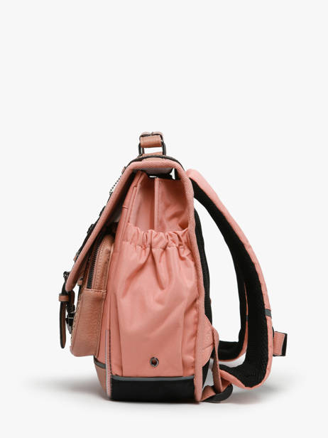 Cartable Enfant 2 Compartiments Cameleon Rose vintage fantasy CA35 vue secondaire 2