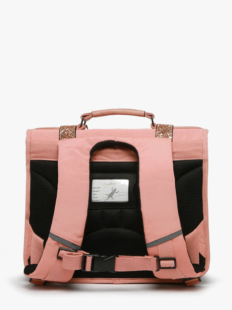 Cartable Enfant 2 Compartiments Cameleon Rose vintage fantasy CA35 vue secondaire 4