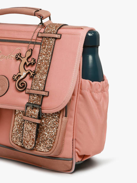 Cartable Enfant 2 Compartiments Cameleon Rose vintage fantasy CA35 vue secondaire 5