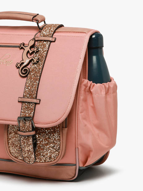 Cartable Enfant 3 Compartiments Cameleon Rose vintage fantasy CA41 vue secondaire 5