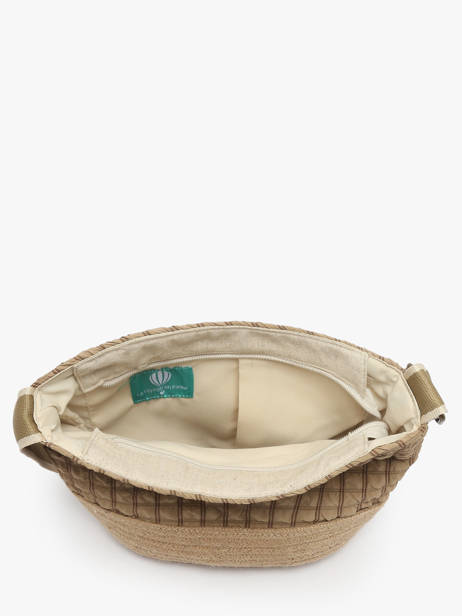Shoulder Bag Gaufrette Le voyage en panier Beige gaufrette PM881 other view 3