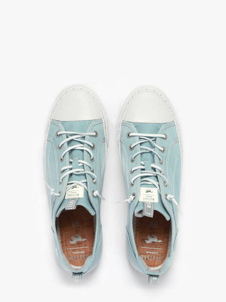 Sneakers Mustang Bleu women 1376308 vue secondaire 4