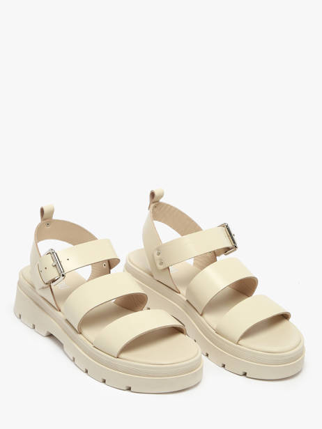 Sandales Dalia En Cuir Nuyou Beige women 37103 vue secondaire 1