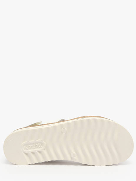 Platform Sandals In Leather Remonte White women 80 other view 4