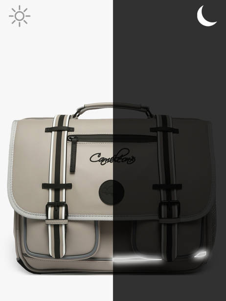 Cartable Vintage North Cameleon Gris vintage north CA41 vue secondaire 8