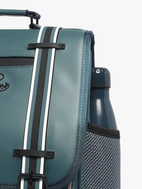 Sac à Dos Vintage North 2 Compartiments Cameleon Bleu vintage north SD39 vue secondaire 5