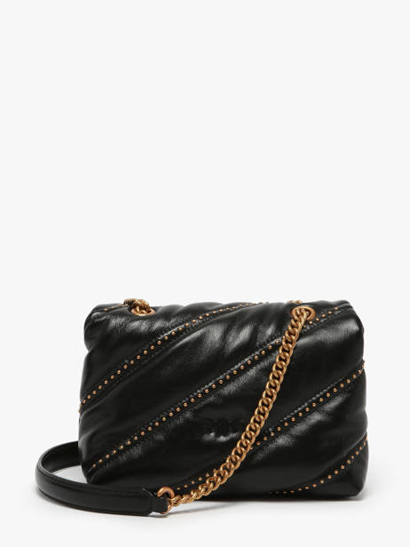 Crossbody Bag Love Bag Puff Leather Pinko Black love bag puff A26T other view 4