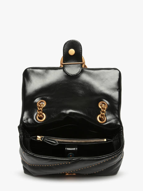 Crossbody Bag Love Bag Puff Leather Pinko Black love bag puff A26T other view 3