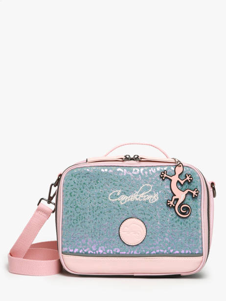 Sac Gouter Cameleon Bleu vintage fantasy BL24