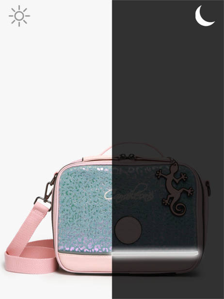 Sac Gouter Cameleon Bleu vintage fantasy BL24 vue secondaire 6