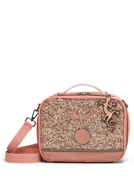 1 Compartment Lunch Bag Cameleon Pink vintage fantasy BL24 other view 5