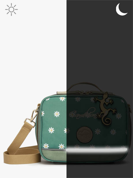 1 Compartment Lunch Bag Cameleon Green vintage fantasy BL24 other view 6