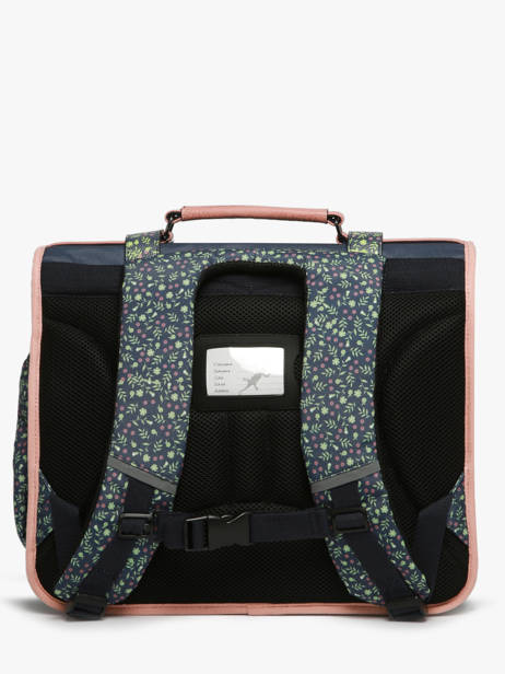 Satchel For Kids 3 Compartments Cameleon Blue vintage fantasy CA41 other view 4