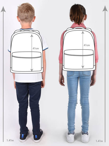 Sac à Dos 2 Compartiments Cameleon Rose vintage fantasy SO40 vue secondaire 1