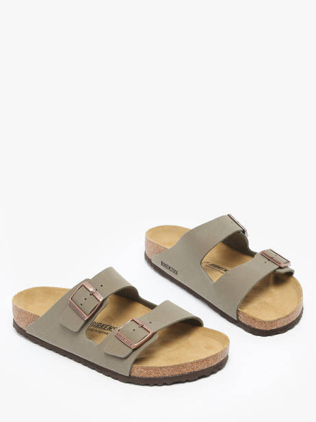 Slippers Arizona Bfbc Stone Birkenstock Gray men 151211 other view 1