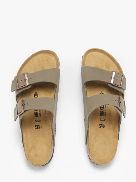 Slippers Arizona Bfbc Stone Birkenstock Gray men 151211 other view 3