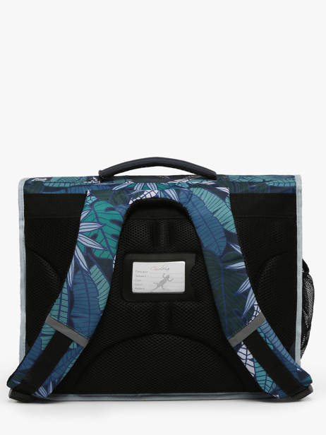 Cartable Enfant 3 Compartiments Cameleon Bleu actual CA41 vue secondaire 4