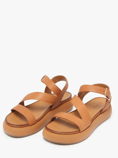 Sandals In Leather Inuovo Green women A96001 other view 1