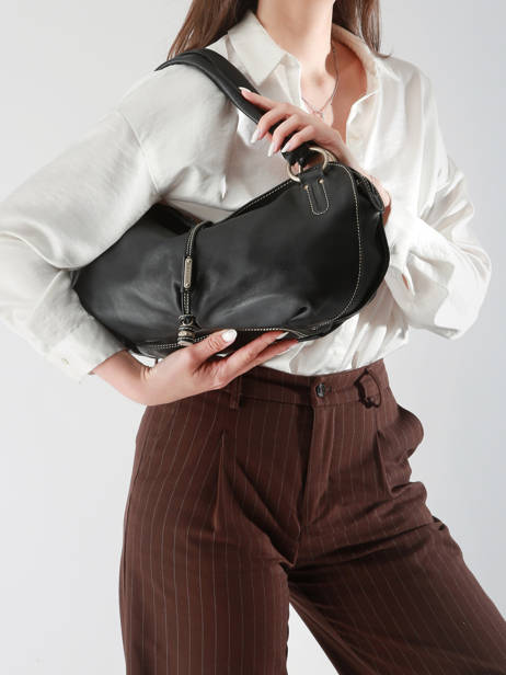 Preloved Leather Bittersweet Satchel Celine Black second life 1323757 other view 1