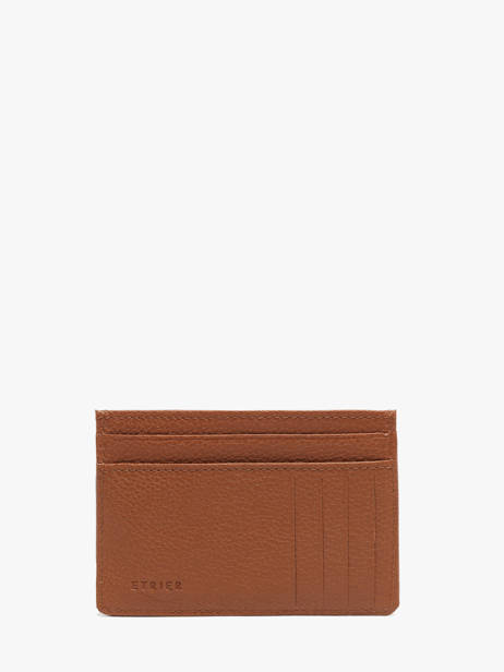 Porte-cartes Madras Cuir Etrier Marron madras EMAD053 vue secondaire 2