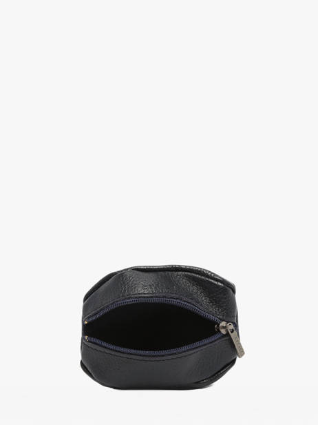 Porte-monnaie Madras Cuir Etrier Bleu madras EMAD043 vue secondaire 1