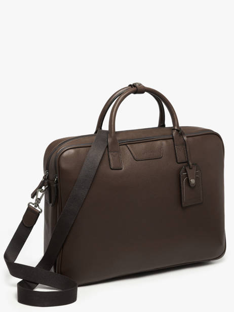 Porte-documents Flandres 2 Compartiments + Pc 17'' Cuir Etrier Marron flandres EFLA8262 vue secondaire 2