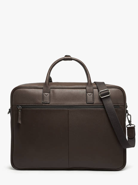 Porte-documents Flandres 2 Compartiments + Pc 17'' Cuir Etrier Marron flandres EFLA8262 vue secondaire 4