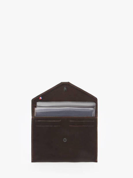 Porte-papiers Oil Cuir Etrier Marron oil EOIL054 vue secondaire 1